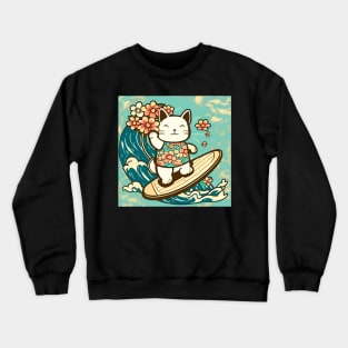 Blue Bayou Aloha Kitty Crewneck Sweatshirt